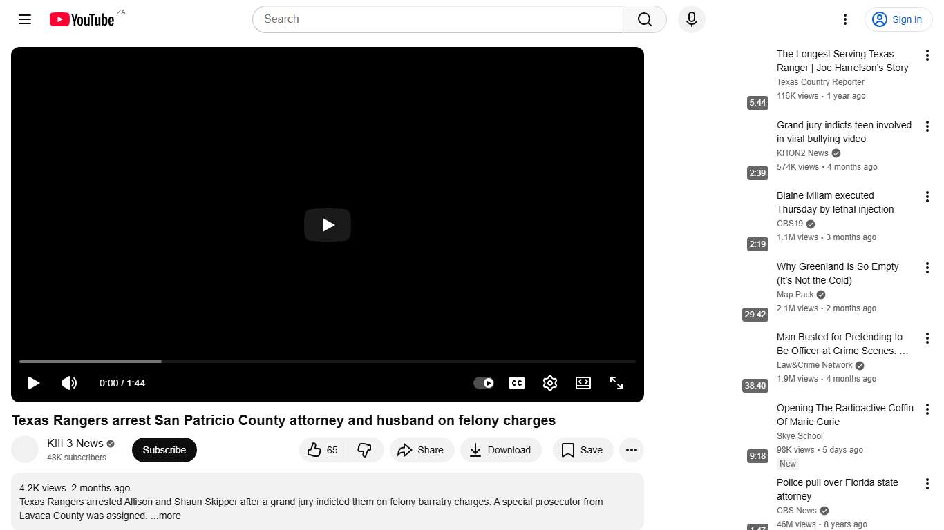 Texas Rangers arrest San Patricio County attorney and husband on felony charges - YouTube