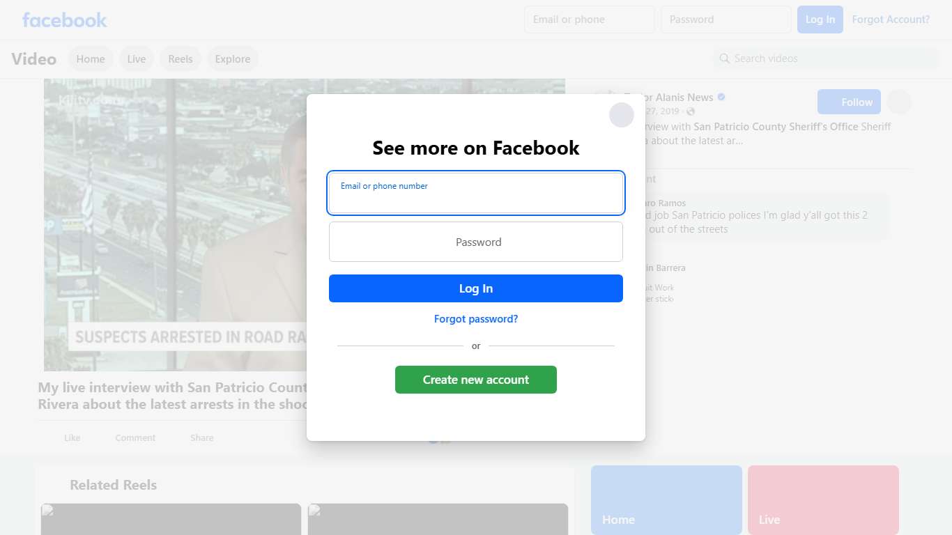 My live interview with San Patricio County Sheriff's Office Sheriff Oscar Rivera about the latest arrests in the shooting death of 16-year-old Gavin McFarland. | Taylor Alanis News | Facebook